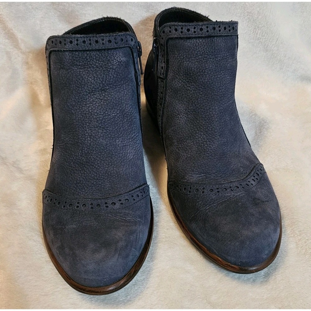 Naot Women's Nefasi Ankle Boots Navy Velvet Nubuck Size 37 USA 6-6.5